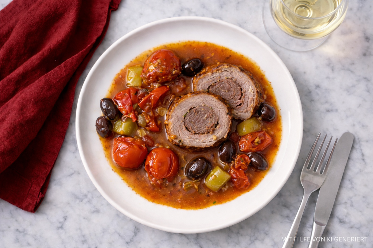 Slow Cooking Lammroulade