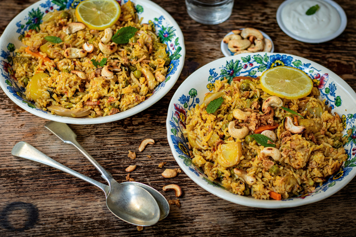 Vegetarische Gemüse-Paella