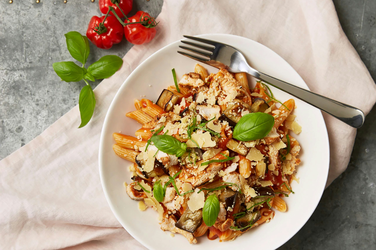 Pasta mit Antipasti