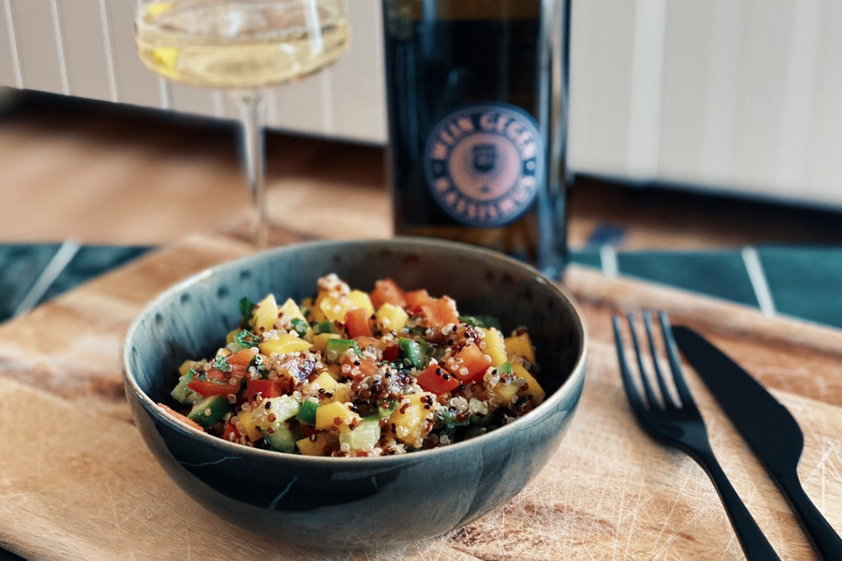 Quinoa Salat mit Gemüse