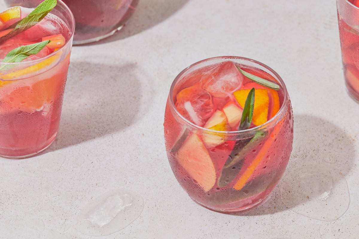 Fruchtiger Rosé Sangria