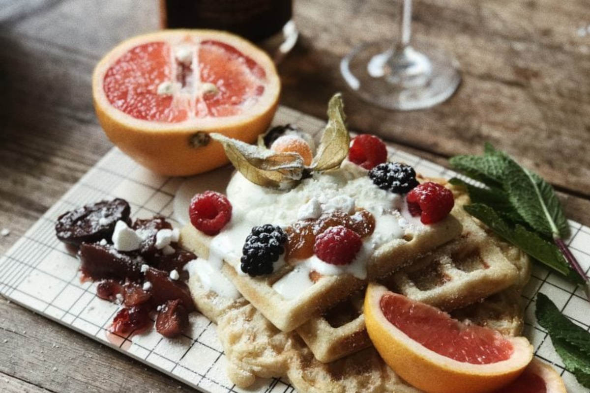 Waffeln zum Crémant-Brunch