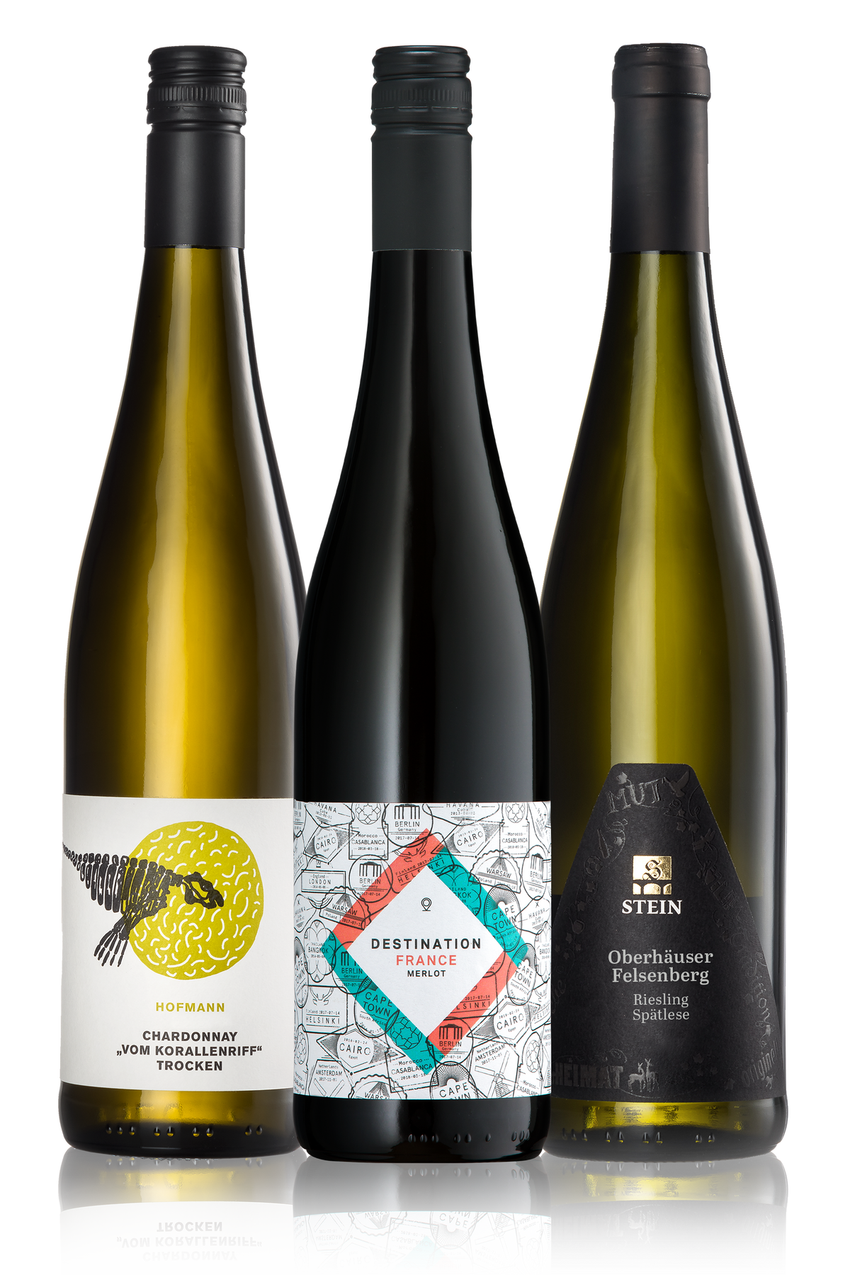 Weintrio zu Käse