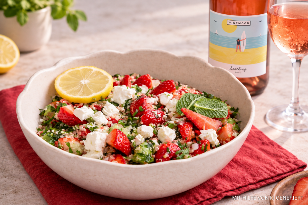 Erdbeer-Quinoa-Salat
