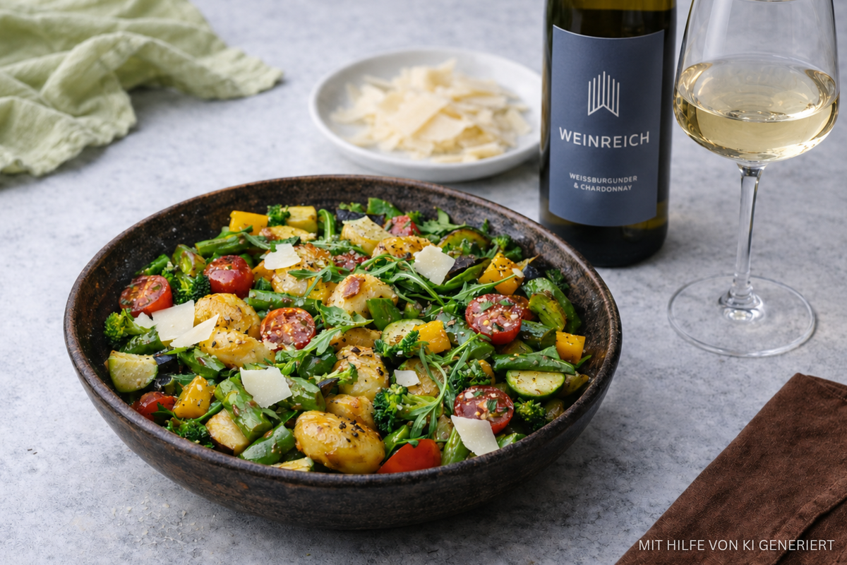 Bunte Gnocchi-Gemüsepfanne