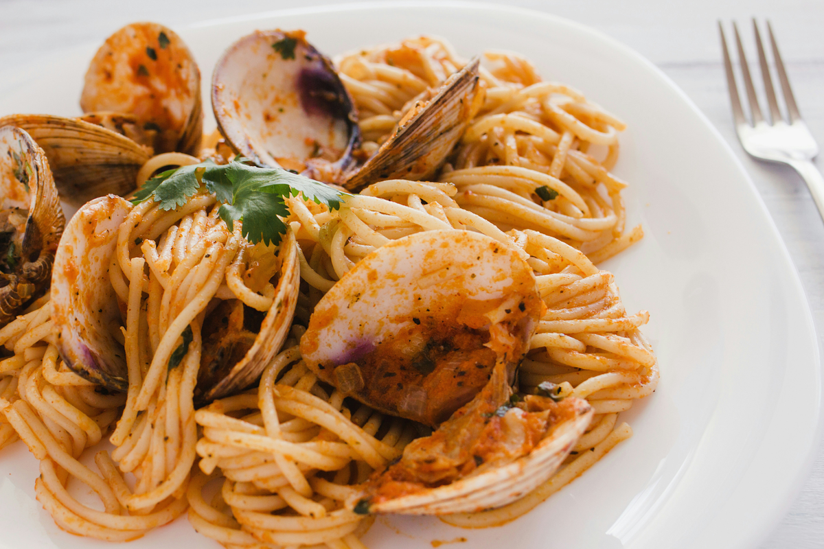 Pasta mit Meeresfrüchten