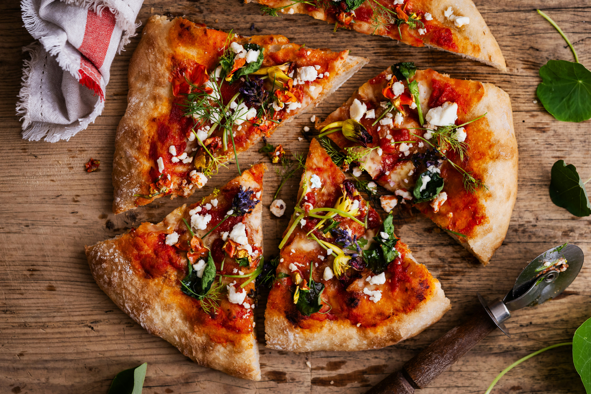 Pizza vom Grill