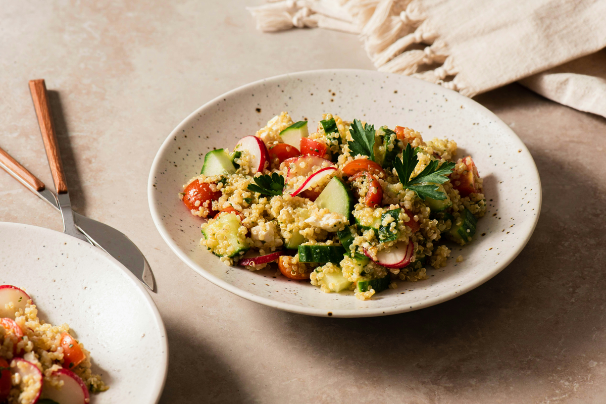 Veganuary – Lauwarmer Quinoa-Rote Beete Salat