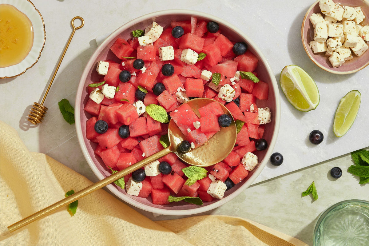 Wassermelone-Feta-Salat