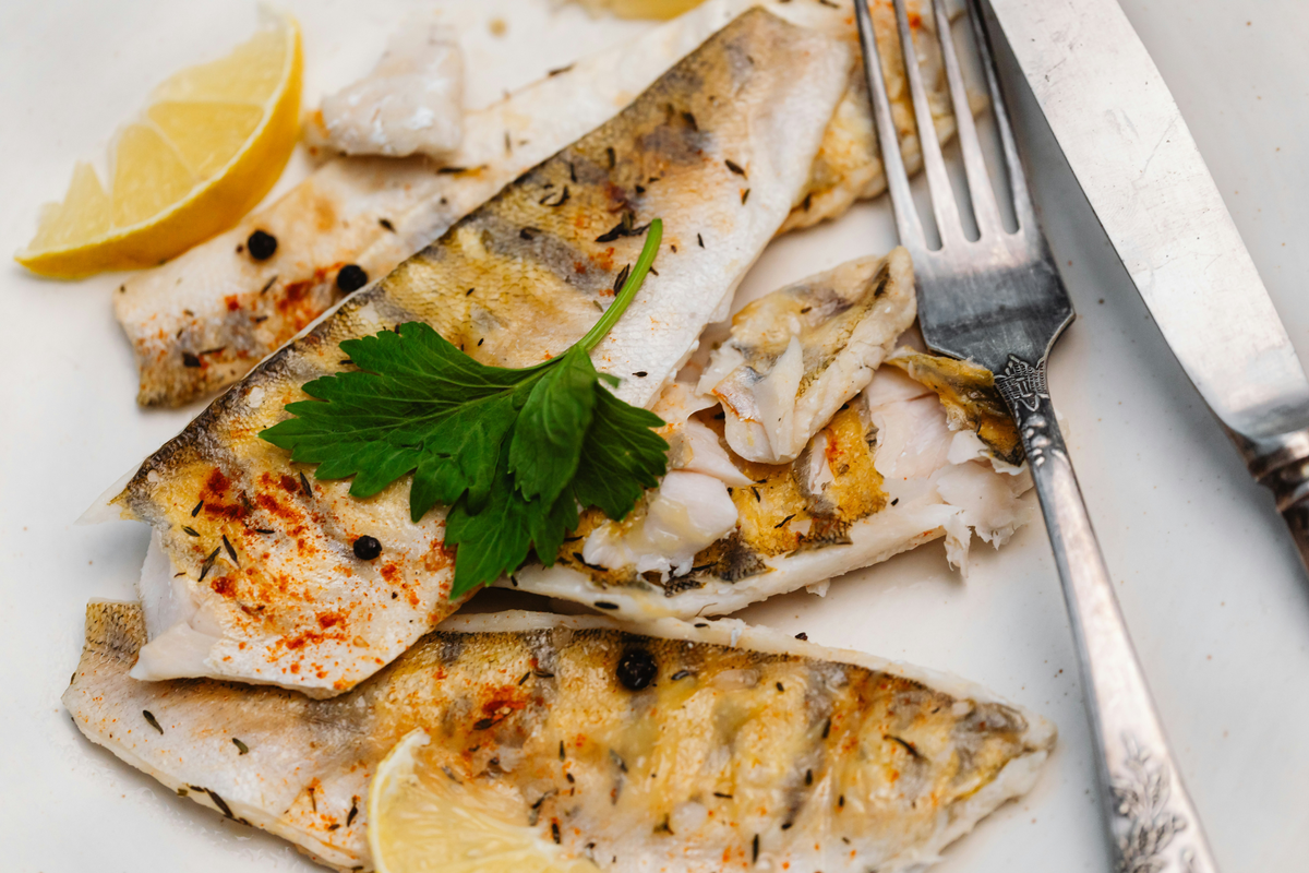 Gebratener Zander mit Rahmwirsing