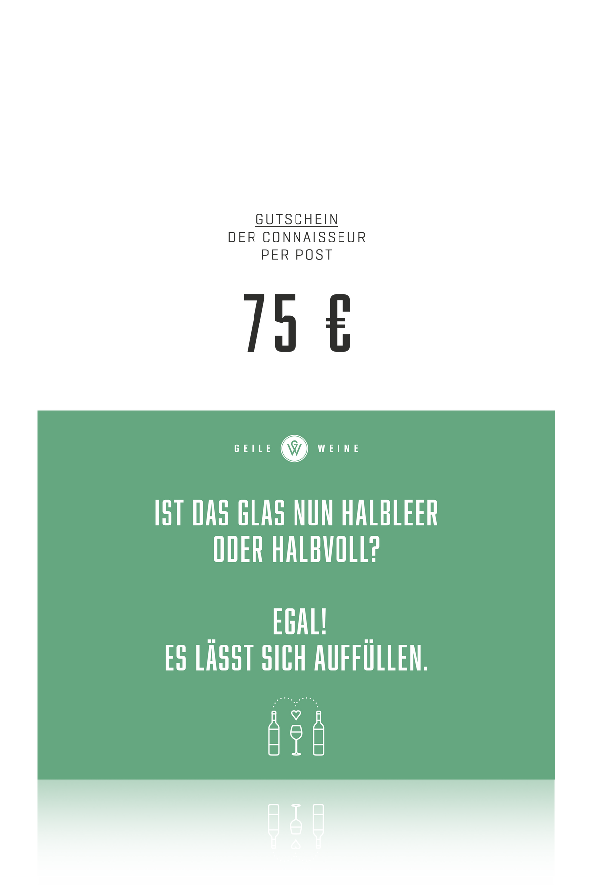 75€ Gutschein – Der Connaisseur (per Post)