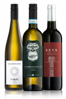 Weintrio zu Pizza