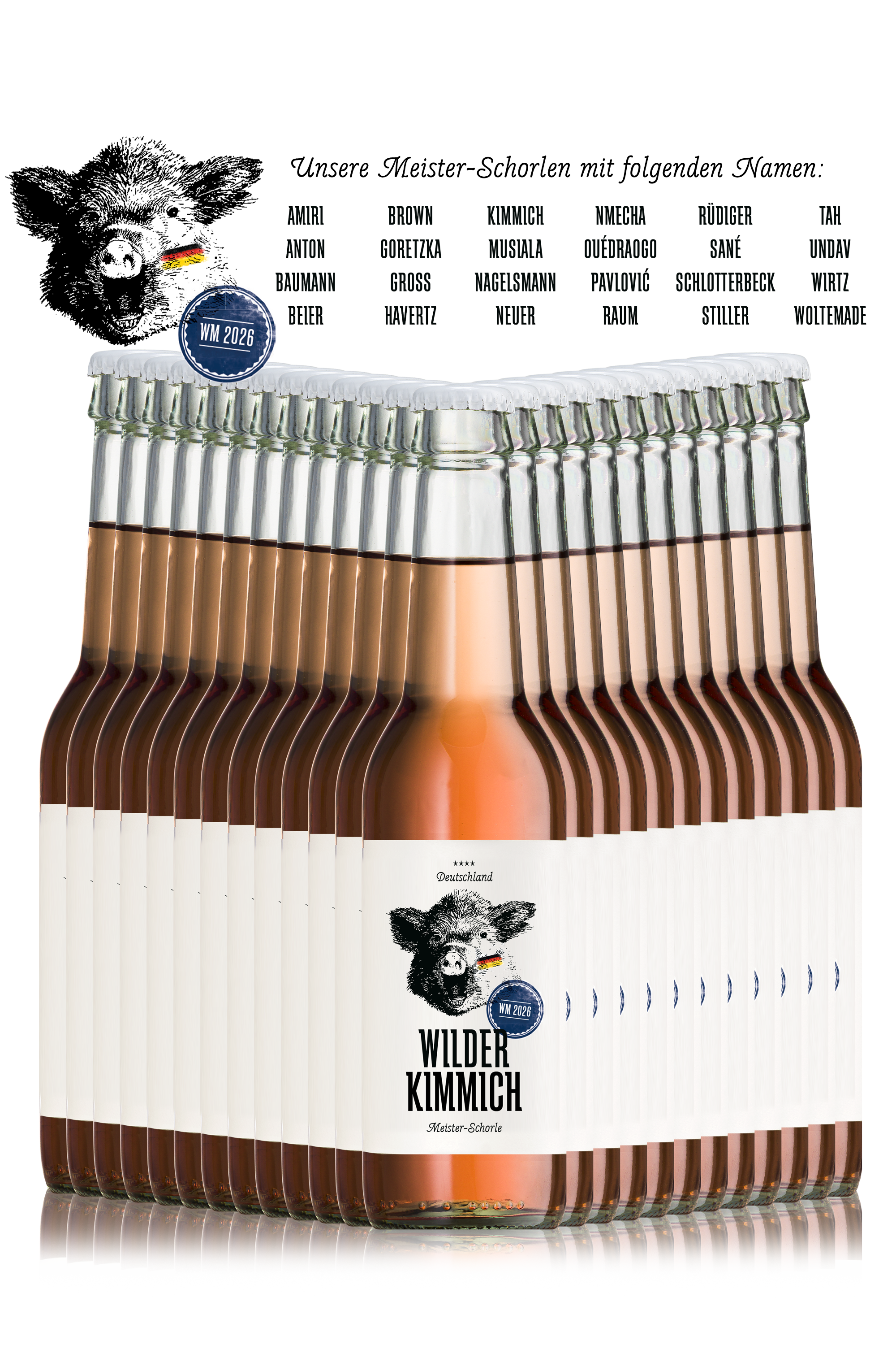 Wilde Mannschaft - Meisterschorle Rosé