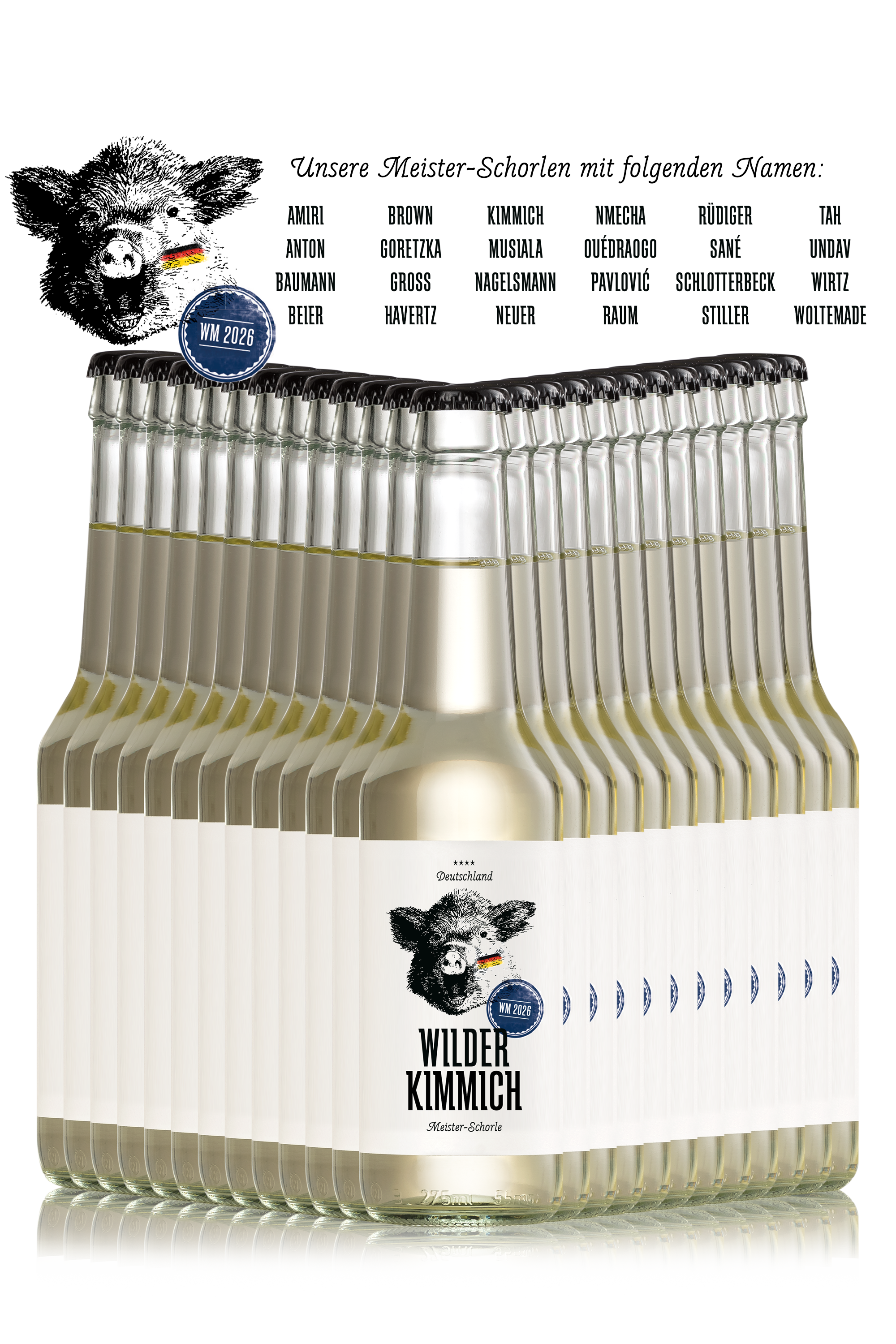 Wilde Mannschaft - Meisterschorle Weiß